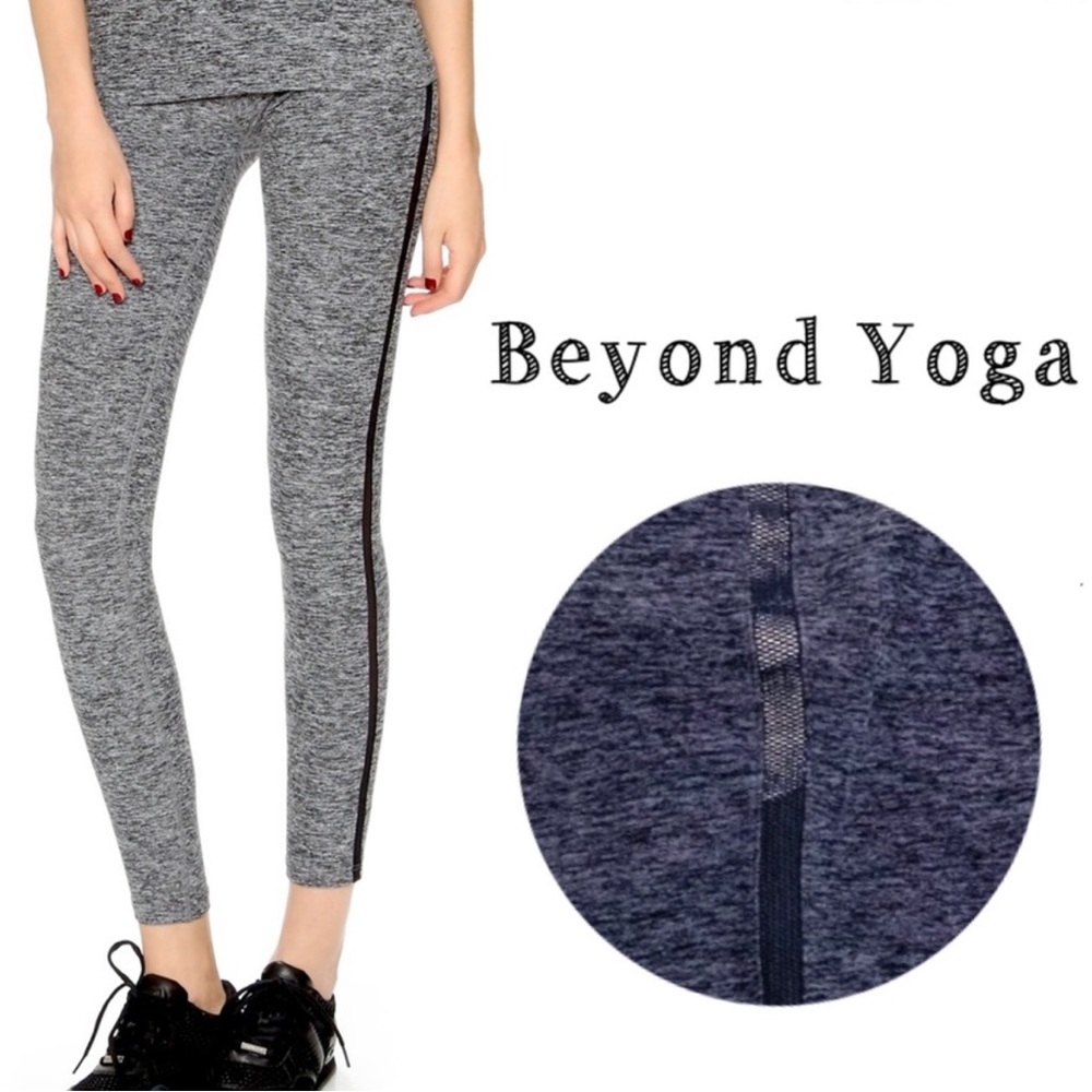 Beyond Yoga Spacedye Mesh Leggings size LARGE